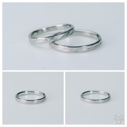 マット加工が美しいマリッジリング*結婚指輪